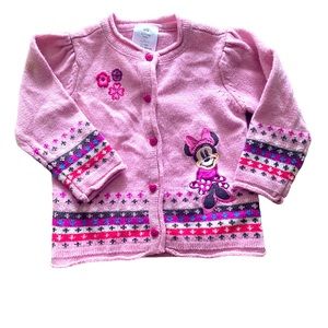 Disney Baby Minnie Mouse Sweater 12-18 months